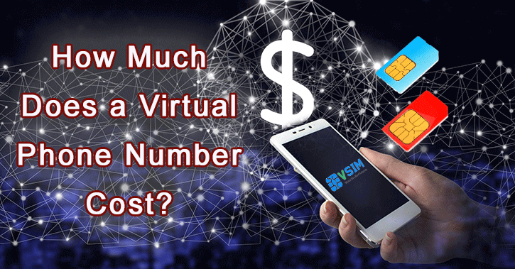 virtual phone number cost